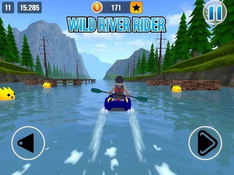 Thrilling river racing action in Wild River Rider Wild River Rider Gameplay Screenshot